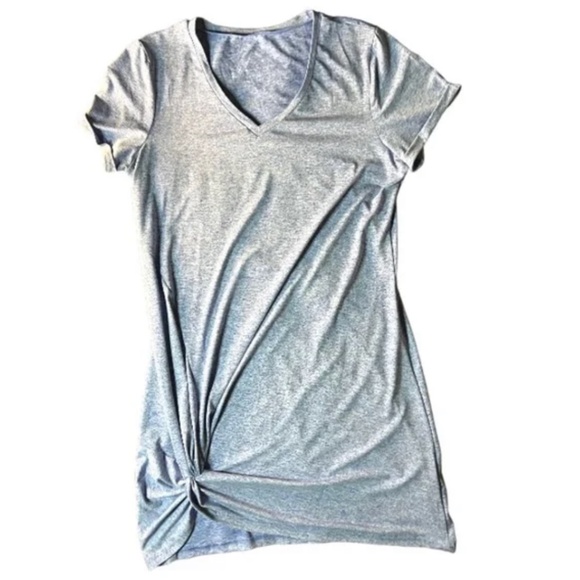 Twist Front T-Shirt Dress - Picture 2 of 12